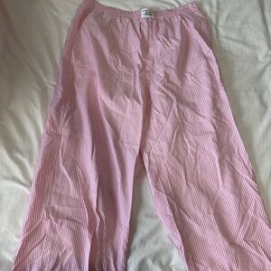 Pink Striped Shein Pants